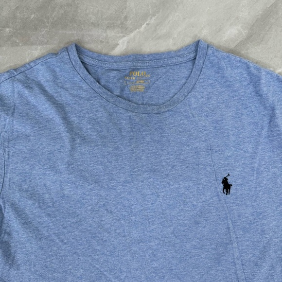 Men’s Polo Ralph Lauren Embroidered Pony Logo Short Sleeve Shirt Size Large - Picture 4 of 16